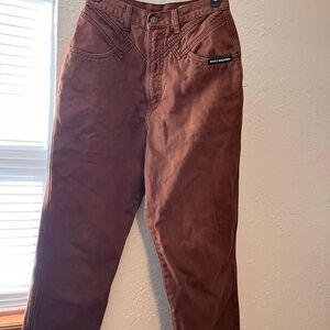 Vintage Brown Bareback Rocky Jeans
